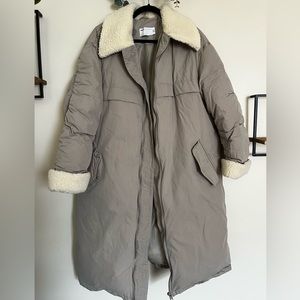(SOLD) ASOS Long Puff Trench Coat